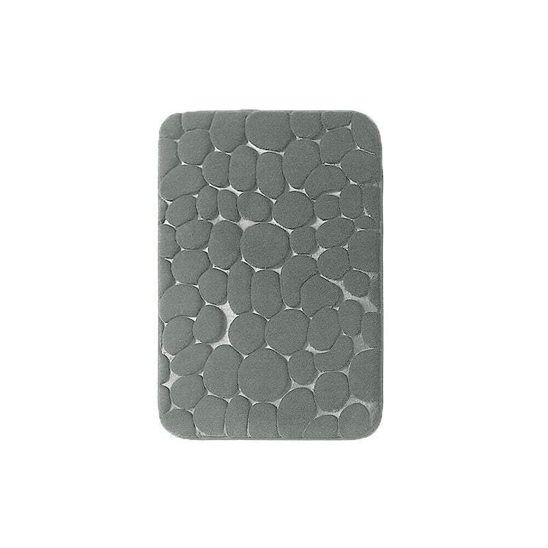 Super Absorbent Non-Slip Memory Foam Bath Mat 40x60cm - Black