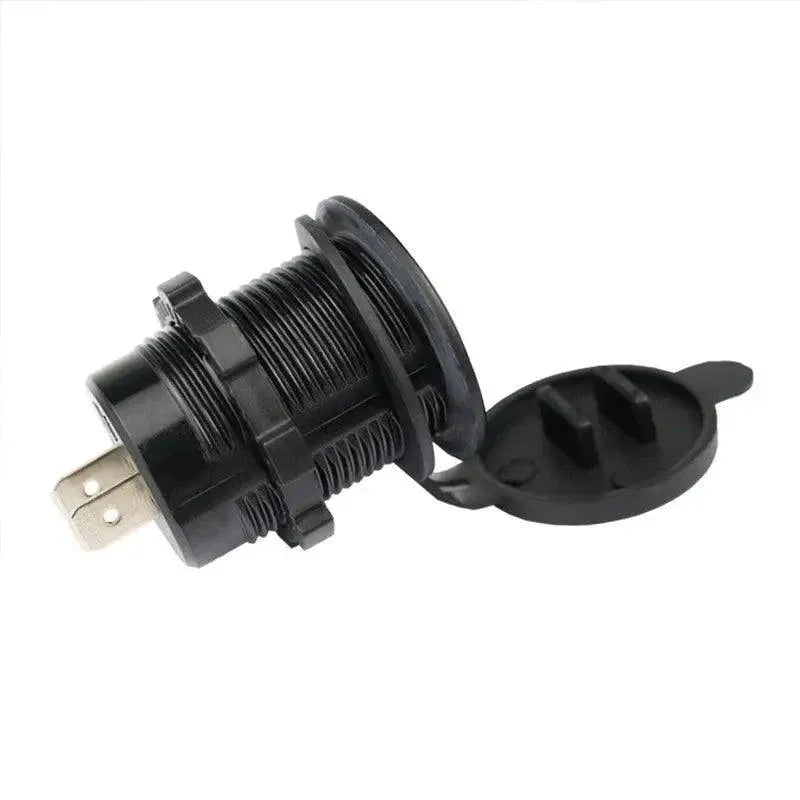 Premium Blue Dual USB QC 3.0 Car Charger 12V-24V Power Outlet