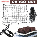 Premium Car Roof Cargo Bungee Net 120x90cm with 12 Hooks
