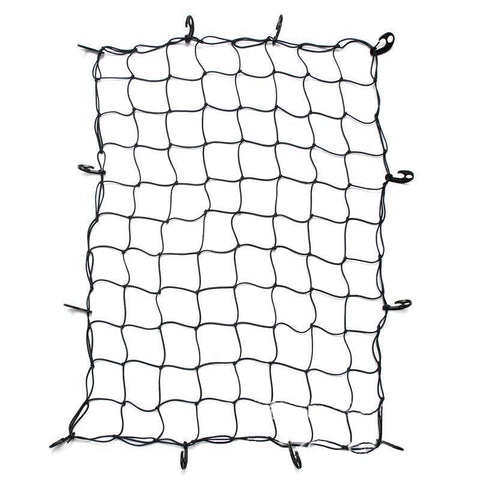 Premium Car Roof Cargo Bungee Net 120x90cm with 12 Hooks