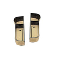 Premium Yellow PU Leather Car Seat Gap Organiser with Cup Holder