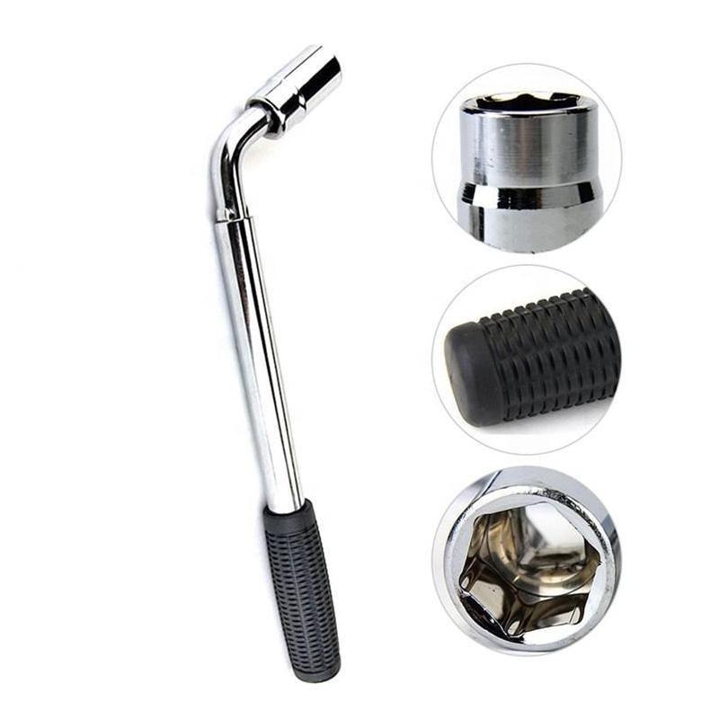Premium Extendable Car Wheel Brace Lug Wrench with Sockets