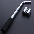 Premium Extendable Car Wheel Brace Lug Wrench with Sockets