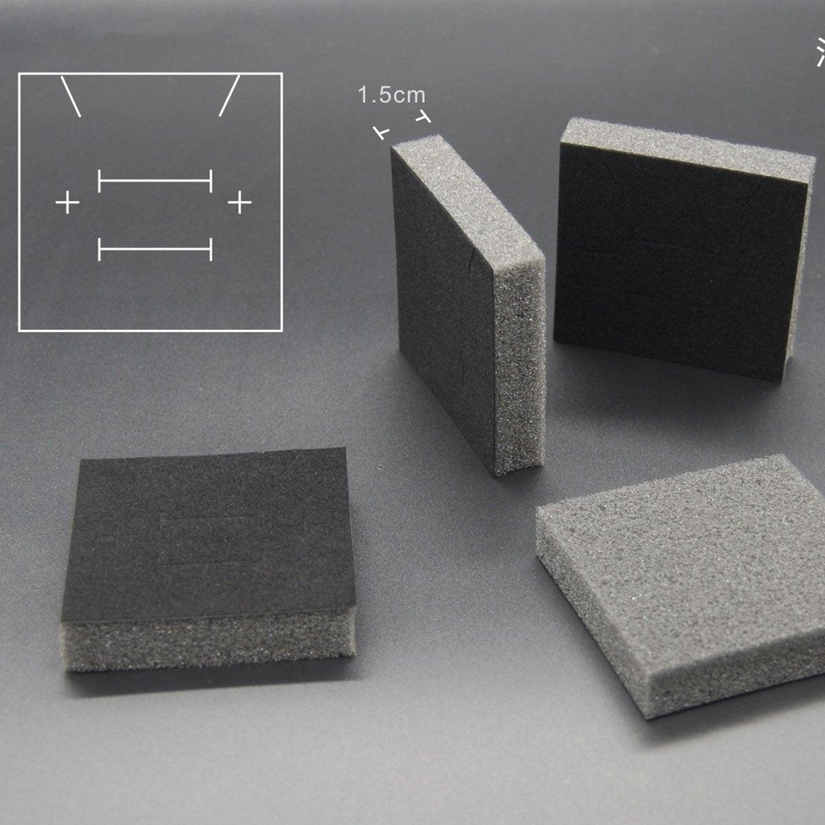 25X Jewelry Gift Boxes Shell Pattern 7.5CM Small GiftBox Empty Jewelry With Foam - Pink