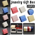 25X Jewelry Gift Boxes Shell Pattern 7.5CM Small GiftBox Empty Jewelry With Foam - Red - SuperSaverAU - view 1