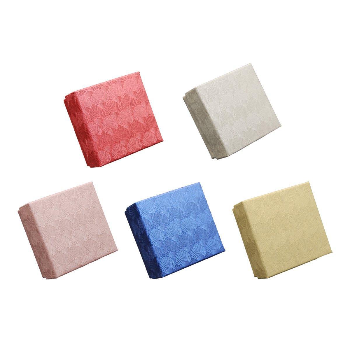 25X Jewelry Gift Boxes Shell Pattern 7.5CM Small GiftBox Empty Jewelry With Foam - Red - SuperSaverAU - view 2