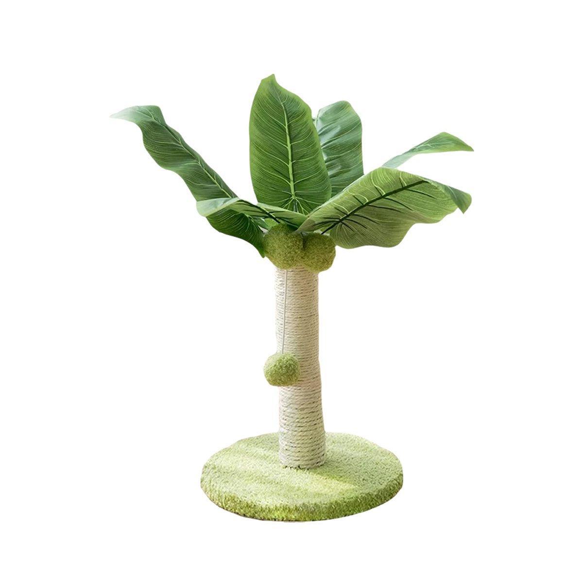 Coconut Tree Cat Scratching Post Sisal Covered Scratcher 32/38cm - S - SuperSaverAU - view 6