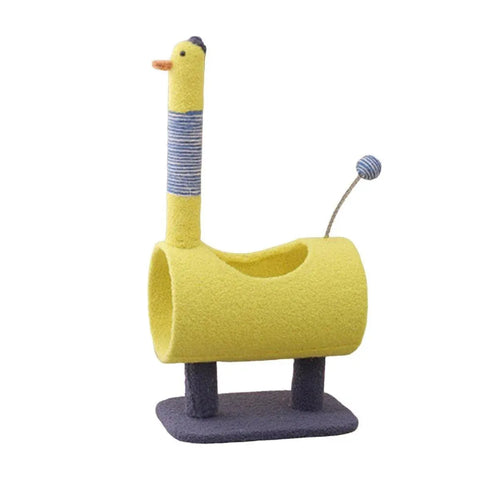 Premium Cat Climbing Frame with Sisal Scratching Post - Yellow