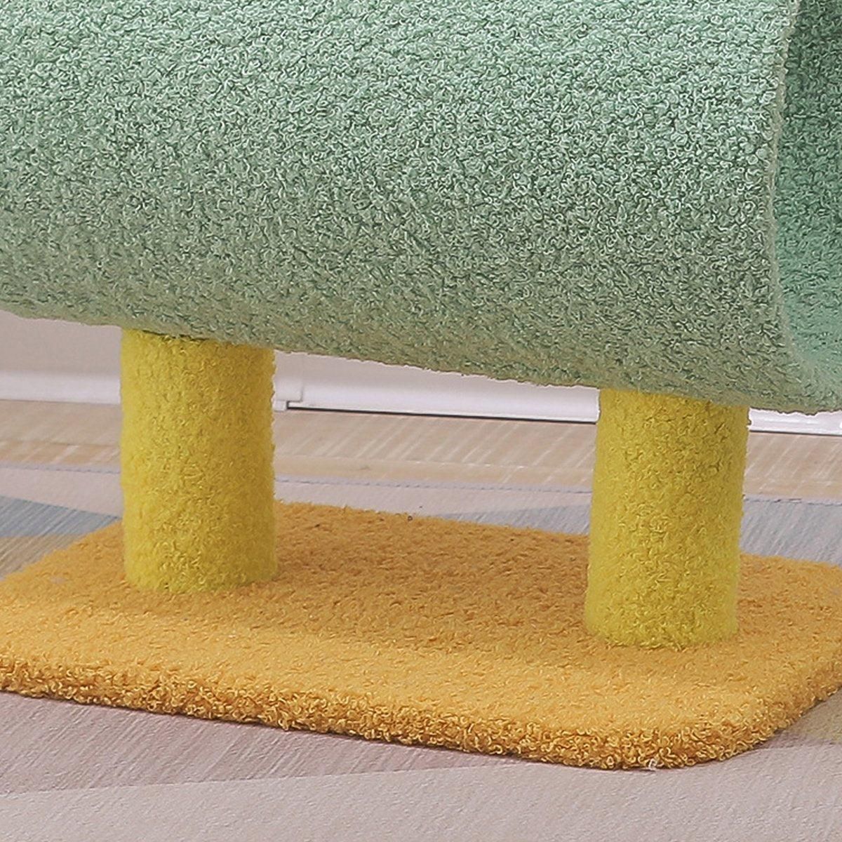 Premium Cat Climbing Frame with Sisal Scratching Post - Yellow