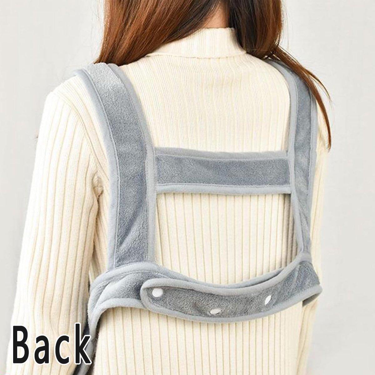 Non-stick Hair Cat Apron Suit, Kangaroo Style, 74cm x 60cm, Grey - SuperSaverAU - view 5