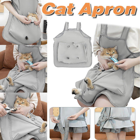 Pet Kangaroo Apron Carrier 31.1x24.4 inches, Soft Wool Plush, Hands-Free - SuperSaverAU - view 1