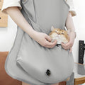 Pet Kangaroo Apron Carrier 31.1x24.4 inches, Soft Wool Plush, Hands-Free - SuperSaverAU - view 4