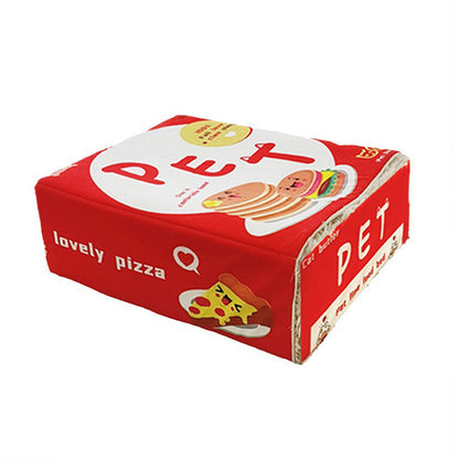 Rectangular Cookie Box Pet Bed for Cats Dogs - Blue L, Enclosed Warm Design