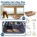 Eco-Friendly Disposable Cat Litter Pans, 16.14x12.20x3.74 inches, 5 Pack - SuperSaverAU - view 5