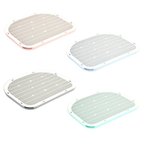 Litter Mat Anti-spill Double Layer Cat Toilet Mat 49.4cm x 38.9cm - Green - SuperSaverAU - view 2