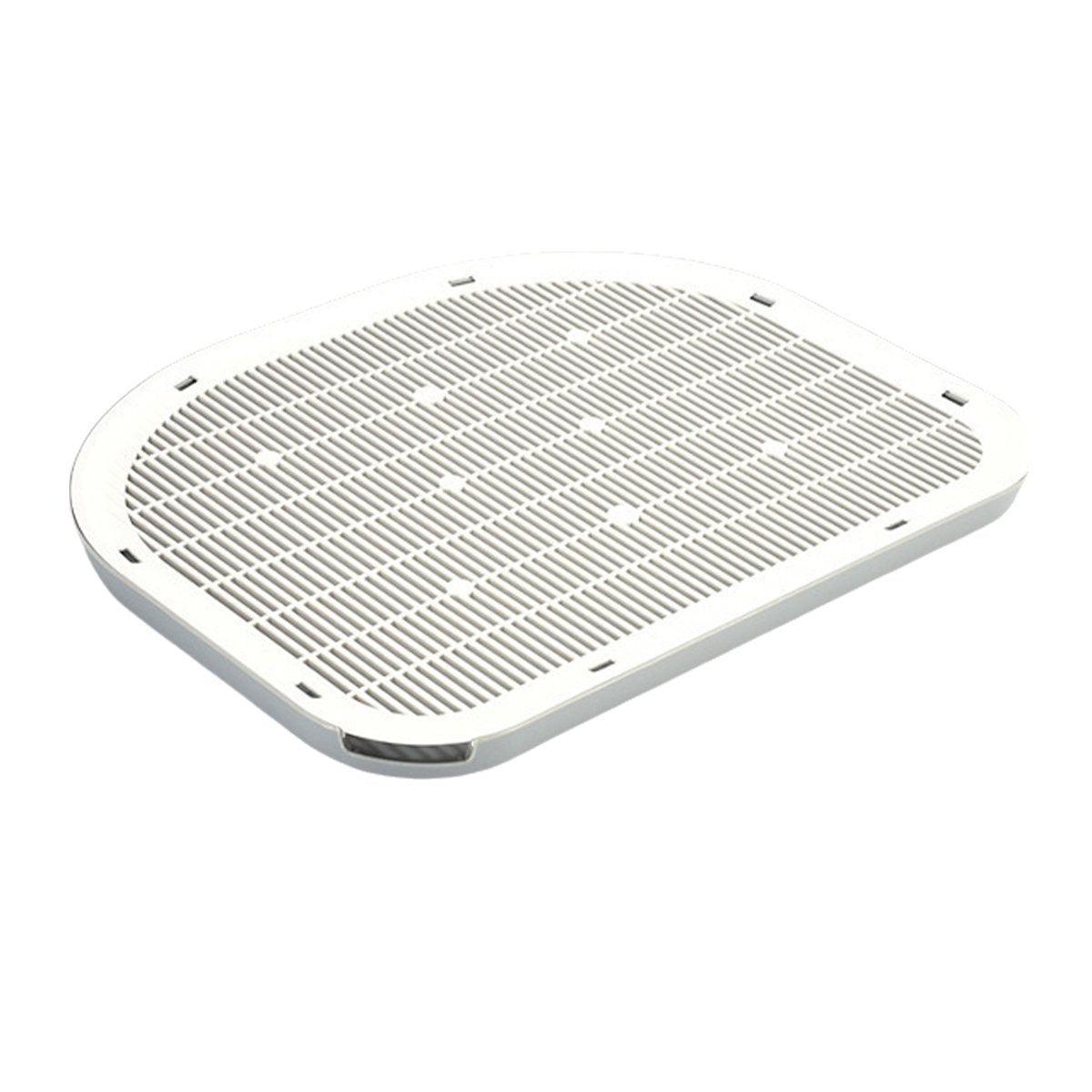 Litter Mat Anti-spill Double Layer Cat Toilet Mat 49.4cm x 38.9cm - Green