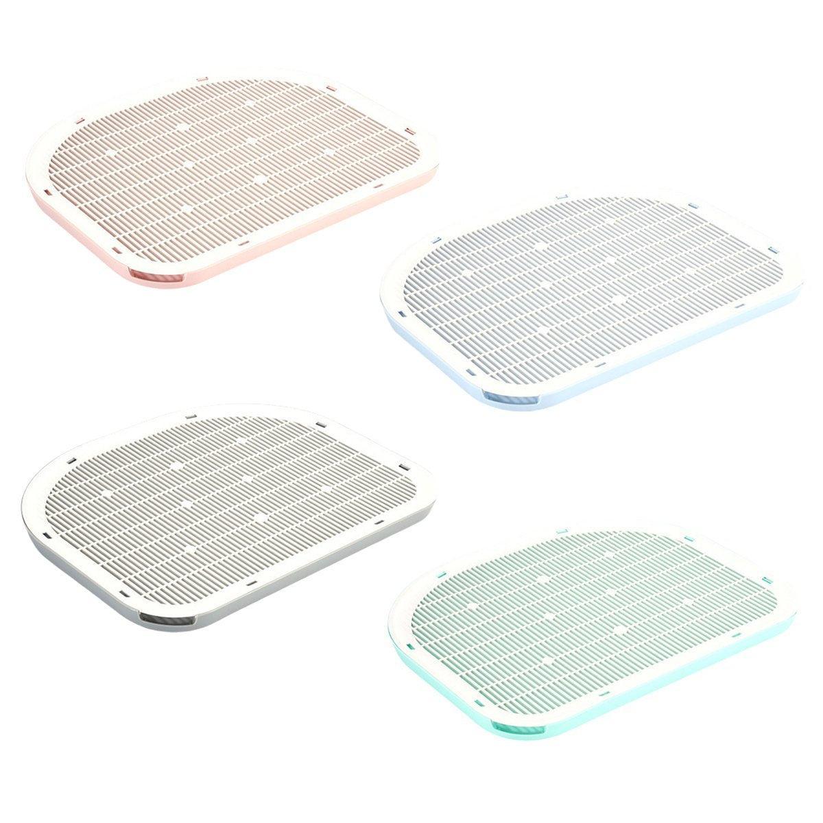 Litter Mat Anti-spill Double Layer 49.4cm x 38.9cm - Grey - SuperSaverAU - view 2