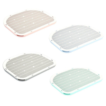 Litter Mat Anti-spill Double Layer Cat Toilet Mat 49.4cm x 38.9cm - Pink