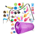 33PCS Cat Toy Set with Tunnel, Balls, Mice, and Interactive Teaser Wands - SuperSaverAU - view 2