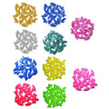 Premium Shiny Soft Rubber Cat Nail Caps Anti-Scratch Set - M, 100 Pack