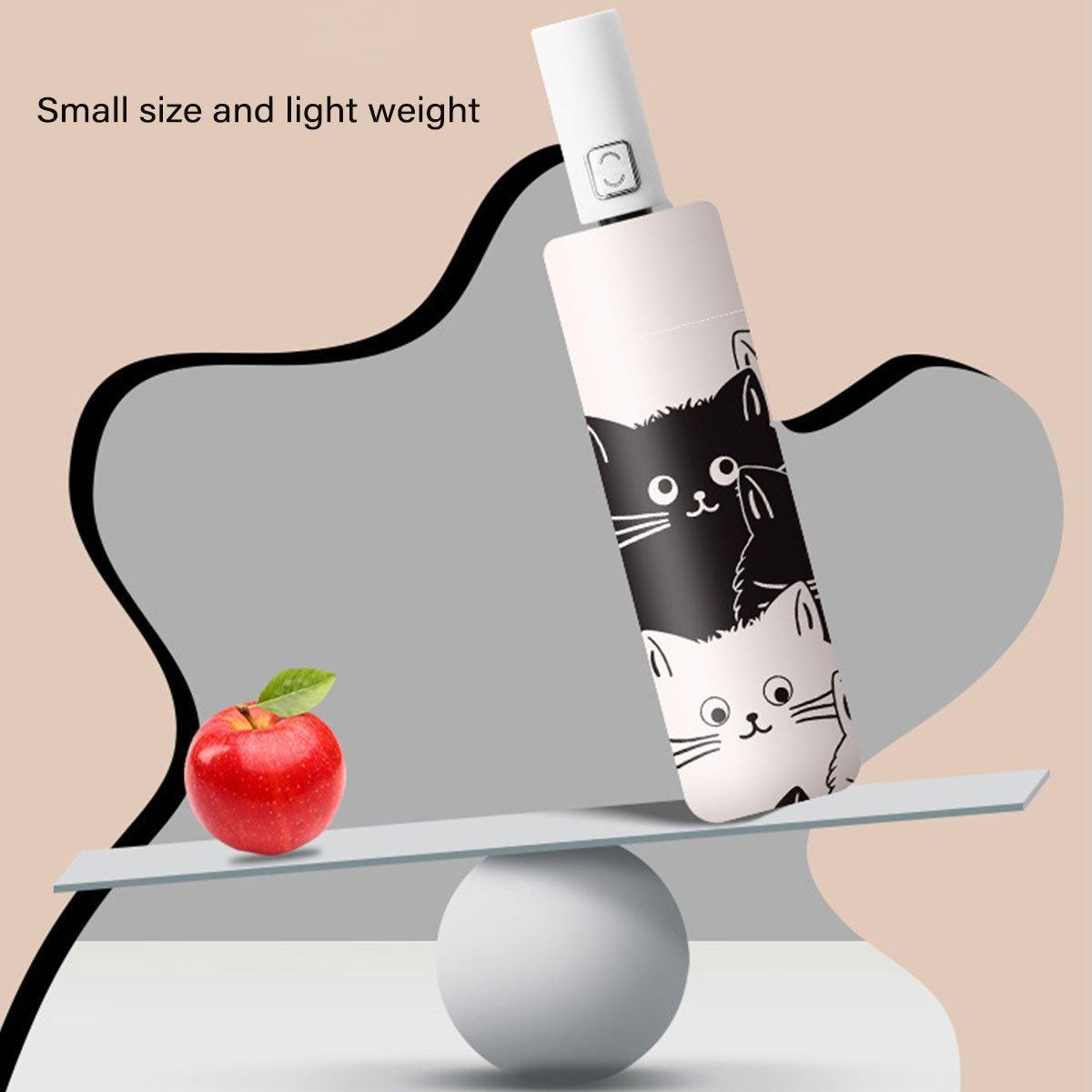 Automatic Folding Umbrella 38.18" Cat Design, UV Protection, Lightweight, Portable - SuperSaverAU - view 2