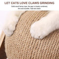 Wooden Cat Scratcher Toy with Rotating Sisal Ball, 18 × 19 × 17 cm - SuperSaverAU - view 4