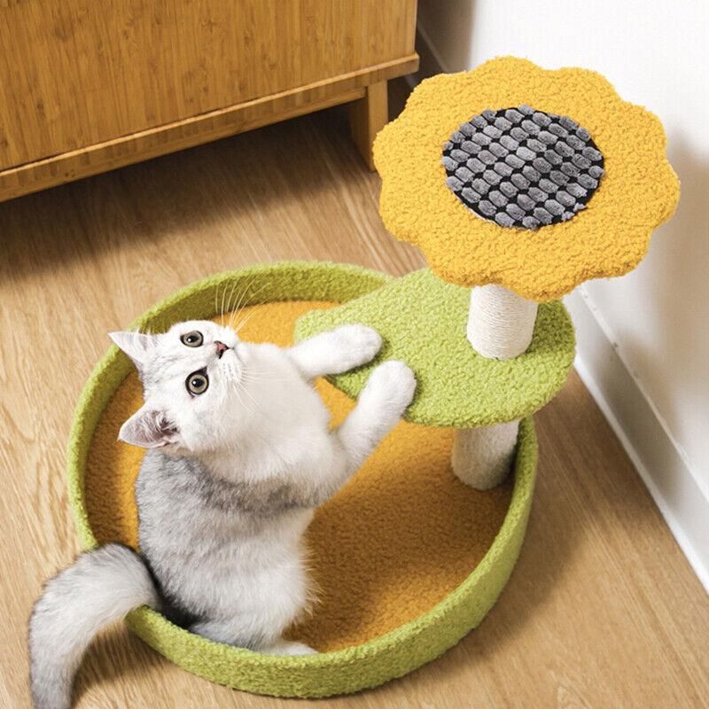 Cat Tree Scratching Tower Post - Ecofriendly, Multifunctional, 40*44cm
