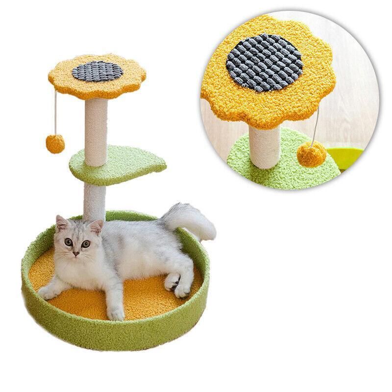 Cat Tree Scratching Tower Post - Ecofriendly, Multifunctional, 40*44cm