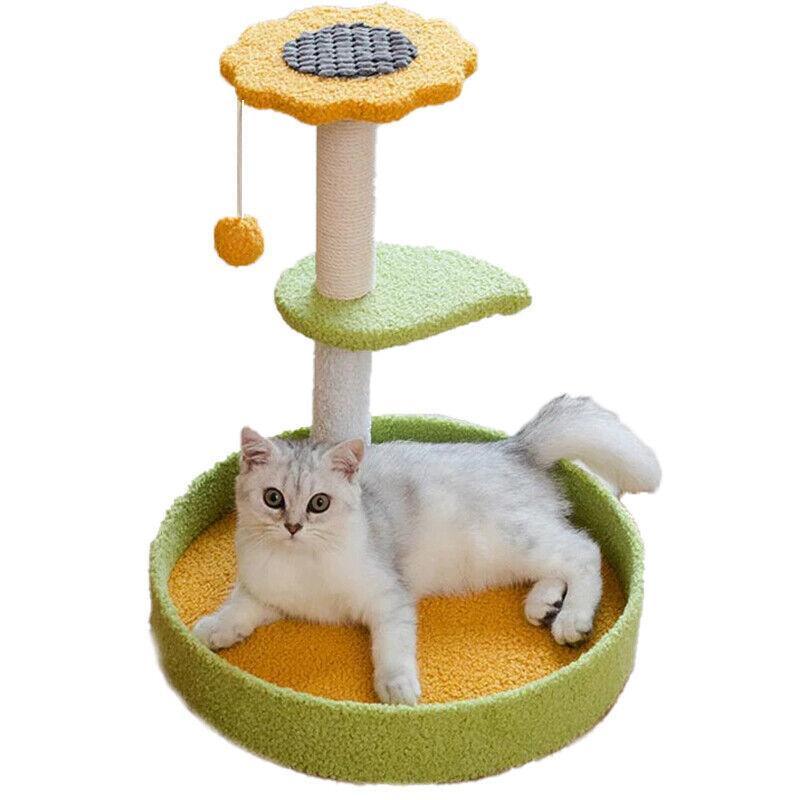 Cat Tree Scratching Tower Post - Ecofriendly, Multifunctional, 40*44cm