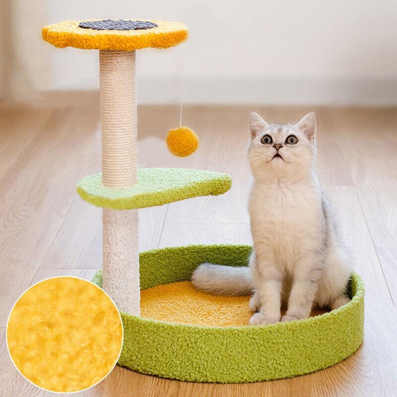Cat Tree Scratching Tower Post - Ecofriendly, Multifunctional, 40*44cm