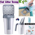 Premium Cat Litter Scoop with Detachable Holder & Bags