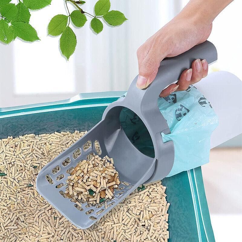 Premium Cat Litter Scoop with Detachable Holder & Bags