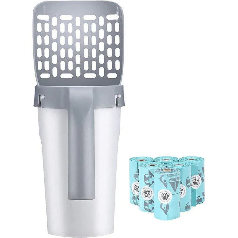 Premium Cat Litter Scoop with Detachable Holder & Bags