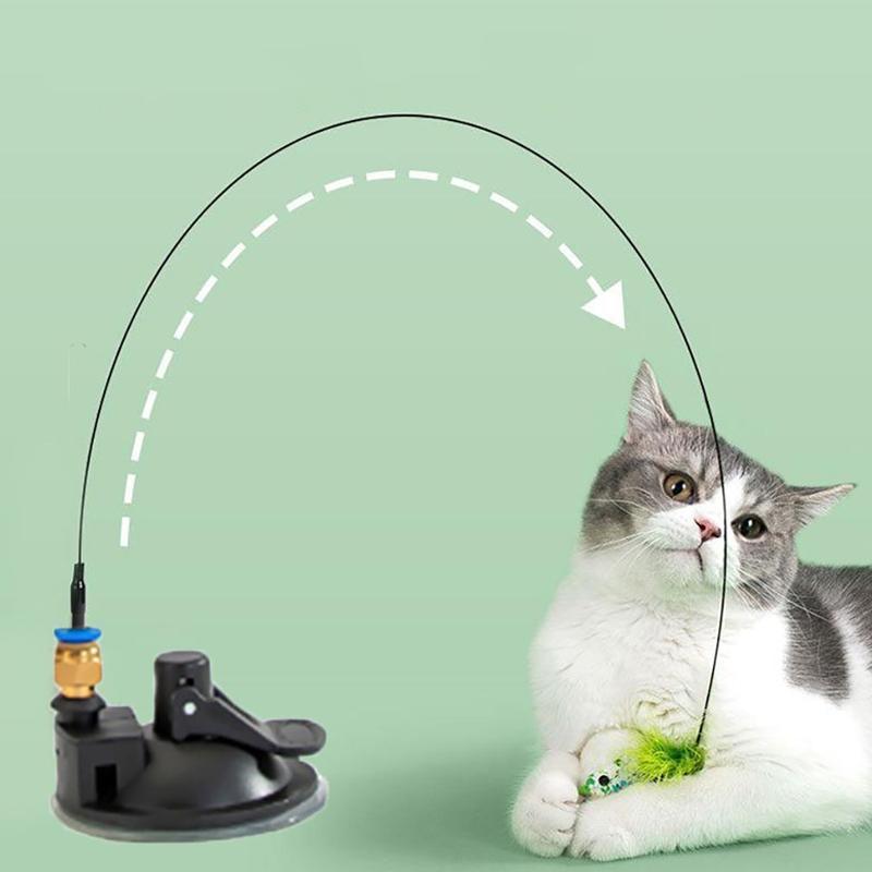 Premium Cat Teaser Wand with Suction Cup - Style 1