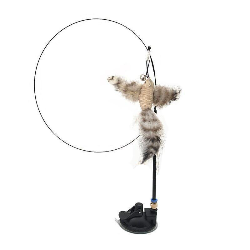 Premium Cat Teaser Wand with Suction Cup - Style 1