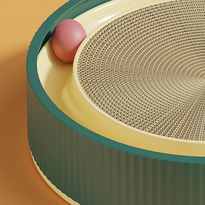 Premium Round Cat Scratcher Lounge Bed with Ball Track - Replacement Pad