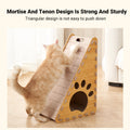 Triangle Cat Scratch Board - Felt Claw Pad, 40 × 60 × 30 cm, Durable, All-Season Use - SuperSaverAU - view 4
