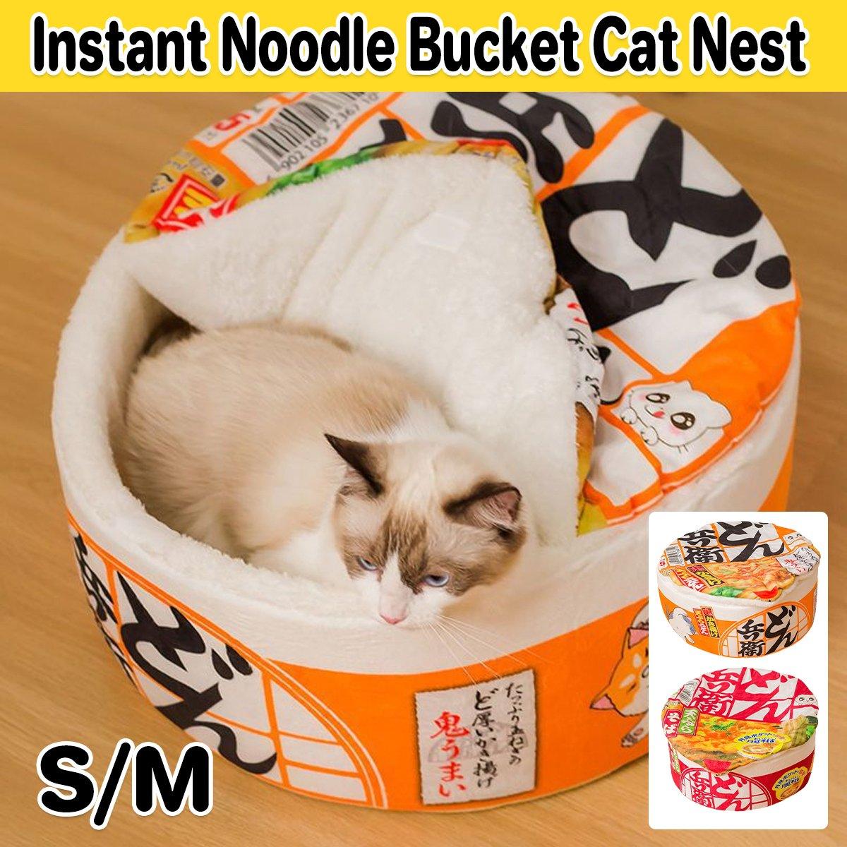 Bubble Bucket Pet House - Insulated Winter Shelter for Cats/Small Dogs, S/M, Orange