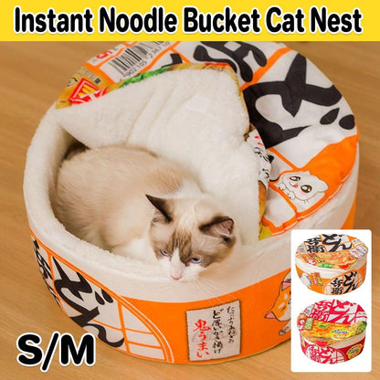Bubble Bucket Pet House - Insulated Winter Shelter for Cats/Small Dogs, S/M, Orange