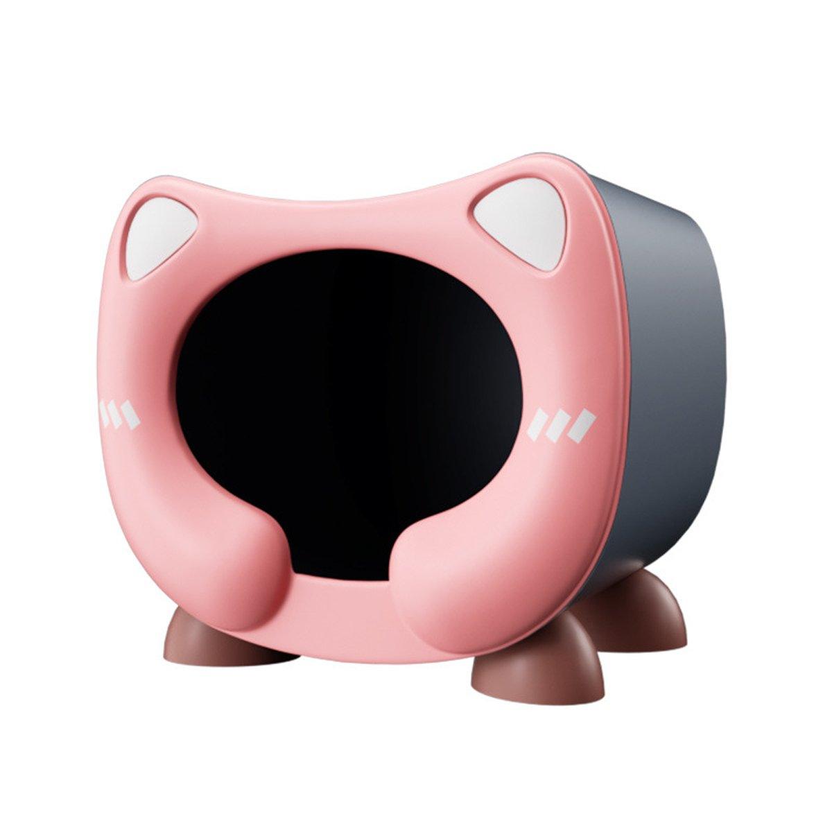 Semi-Enclosed Cat Bed 16.73x12.99x14.17 inches - Waterproof, Cozy, Pink - SuperSaverAU - view 7