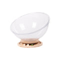 Acrylic Space Capsule Cat Bed - XL, Semi-Closed, Turntable Base, All-Season Use - SuperSaverAU - view 6