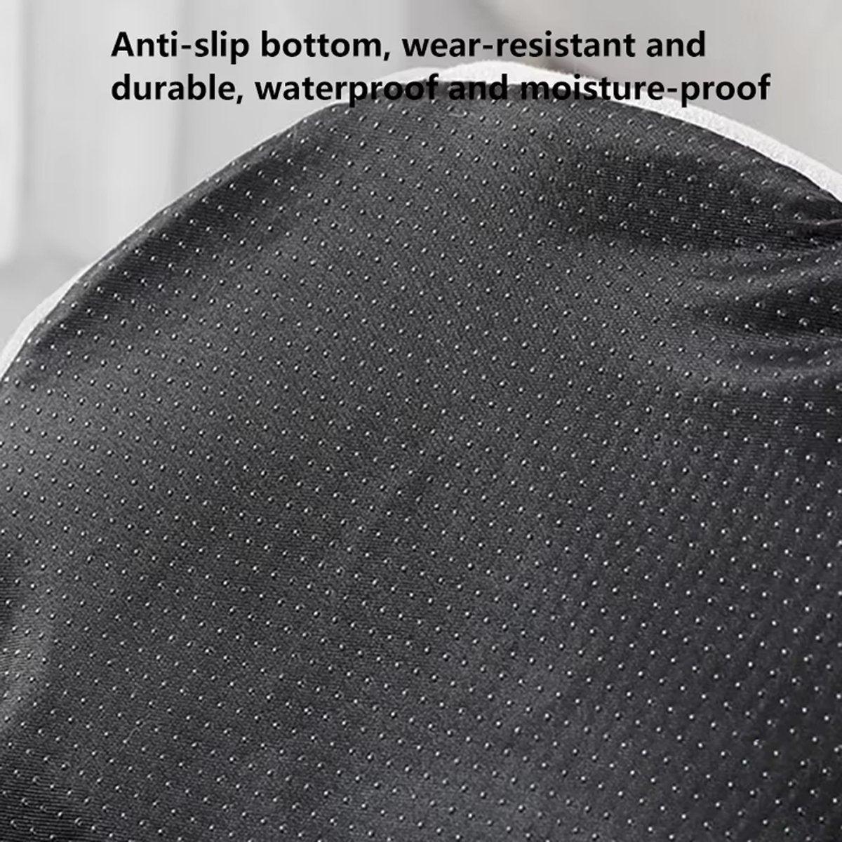 Cat Bed Winter Warm Enclosed Nest, Plush, Non-Slip, Grey, XL - SuperSaverAU - view 5