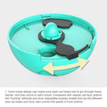 Premium Cat Treat Dispenser Toy with Adjustable Holes - Blue