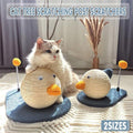 Cat Scratching Post Toy with Ball, Sisal Material, 44x30x19cm, Durable - SuperSaverAU - view 1