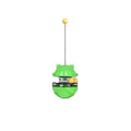 Premium Cat Treat Dispenser Toy with Adjustable Holes - Green