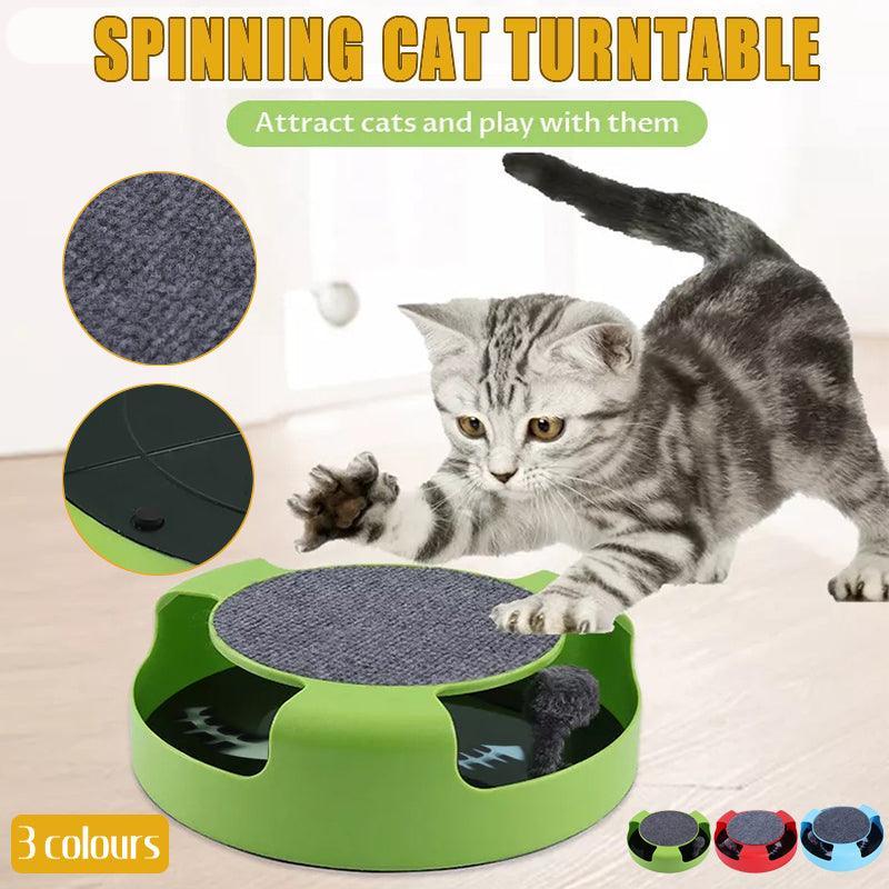 Premium Catch The Mouse Motion Cat Toy - Red