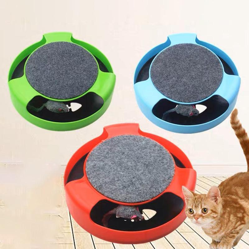 Premium Catch The Mouse Motion Cat Toy - Red