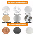 Premium 12 Pack Closed Stainless Steel Self Adhesive Ceiling Hooks Heavy Duty
