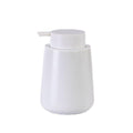 Premium Black 400ml Ceramic Soap Dispenser with Lotion Pump for Bathroom Vanity