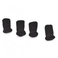 24Pcs Knitted Table Chair Leg Socks Sleeve Floor Protector Furniture Feet Covers - Black - SuperSaverAU - view 1